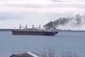 missile strikes a ship in Ukraine