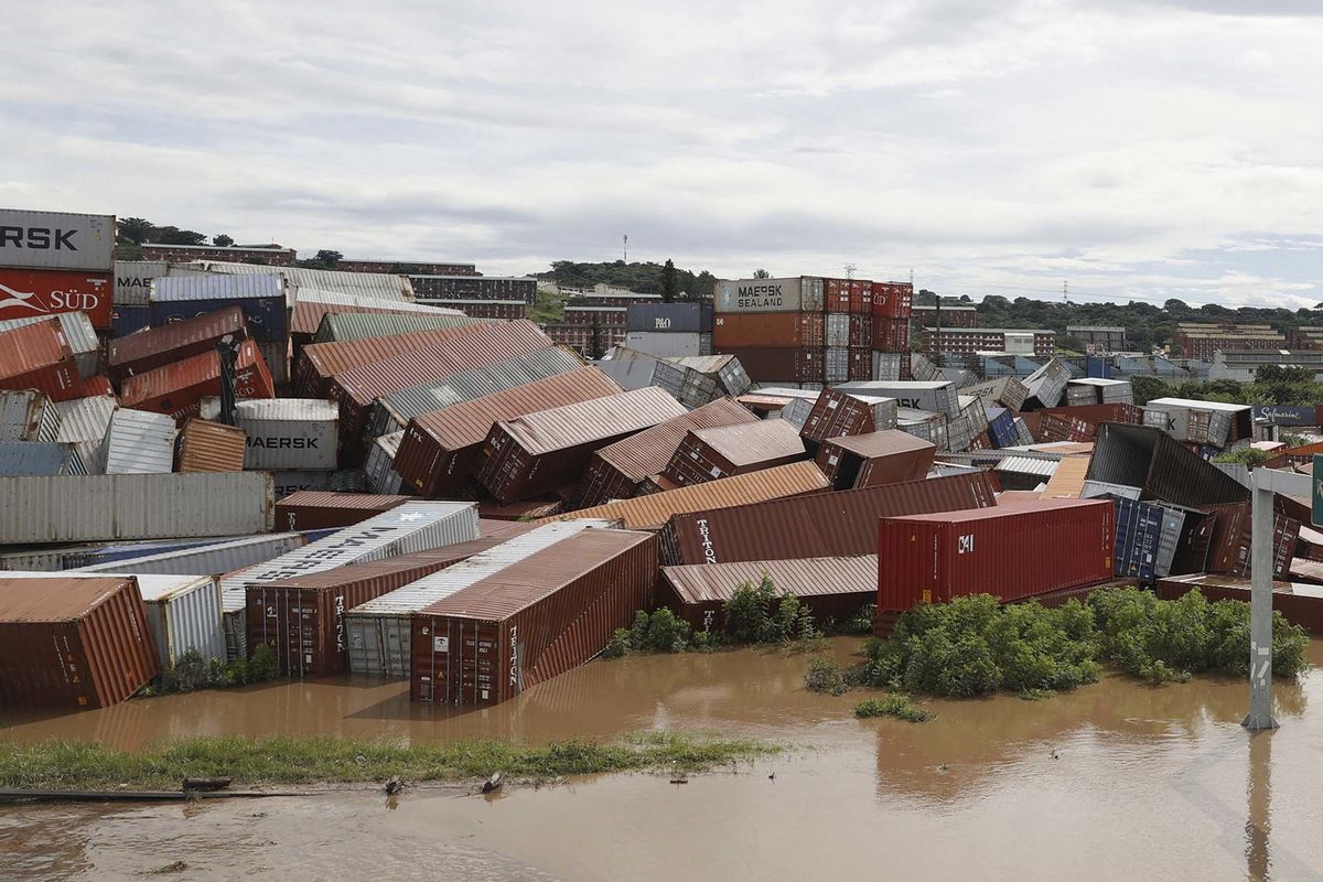Shipping at a major South African Port suspended due to flooding